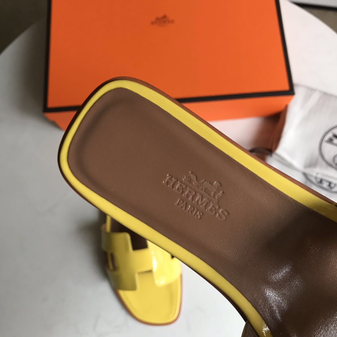 에르메스 올수공 오란 슬리퍼 샌들 페이던트 15